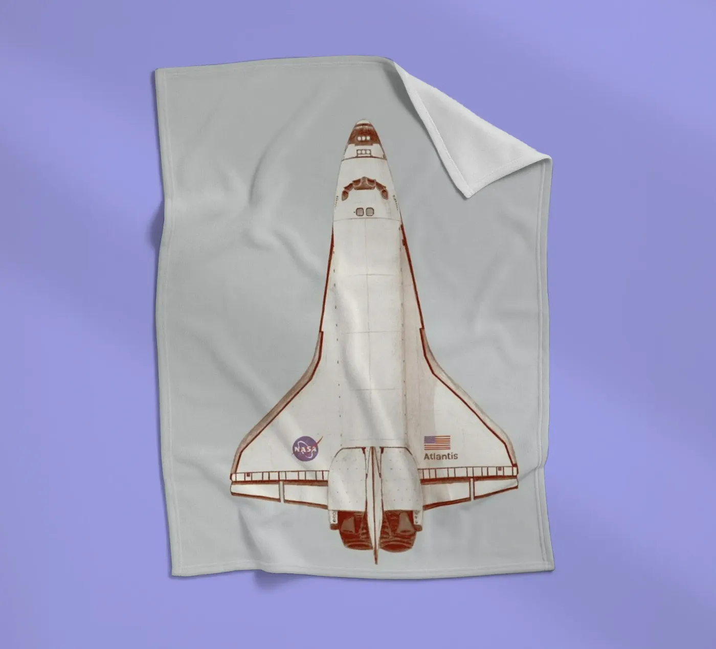 Atlantis fleecedeken van Florent Bodart