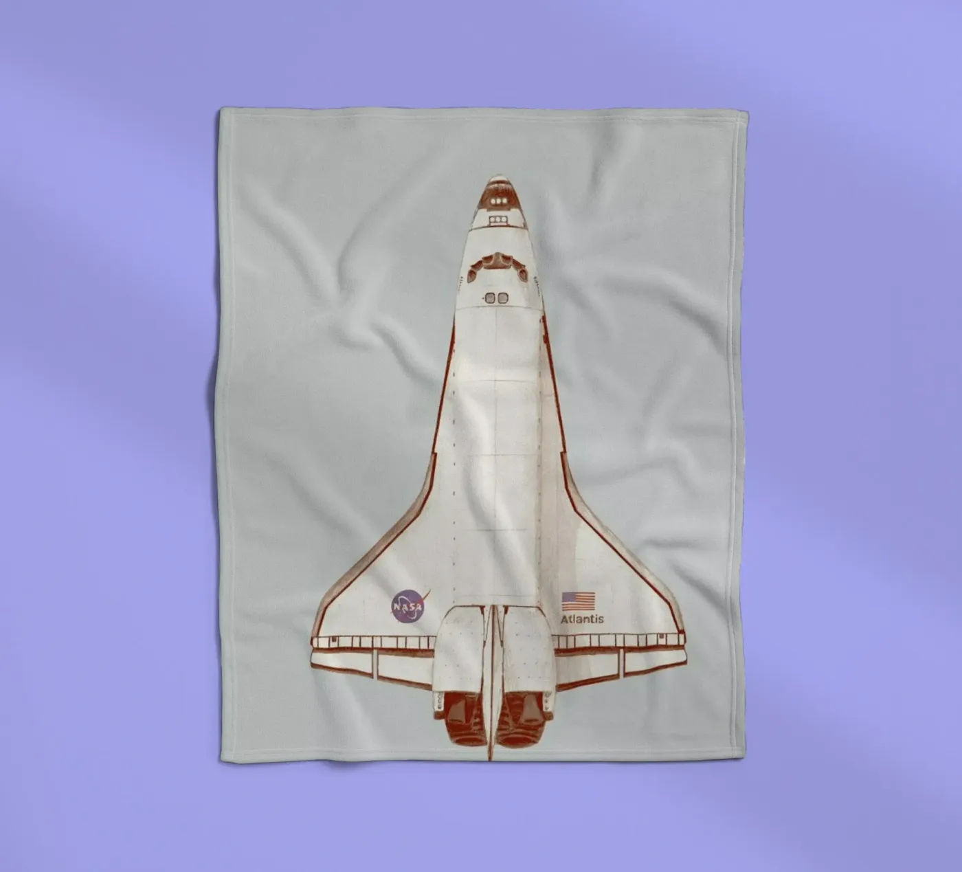 Atlantis fleecedeken van Florent Bodart