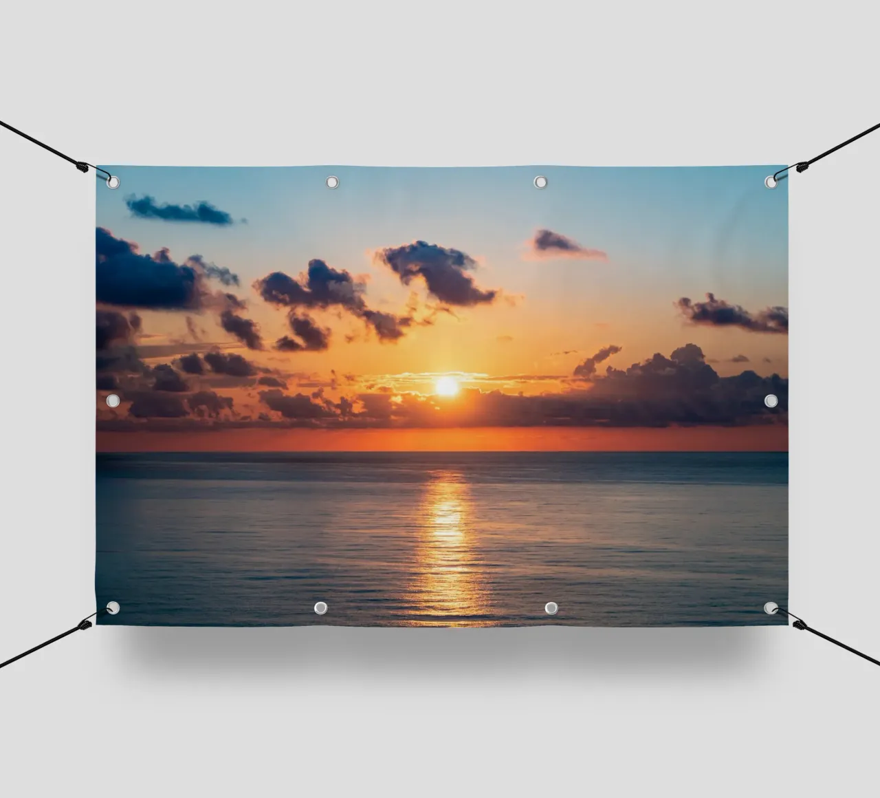 Sonnenuntergang am Meer PVC Plane von anderm