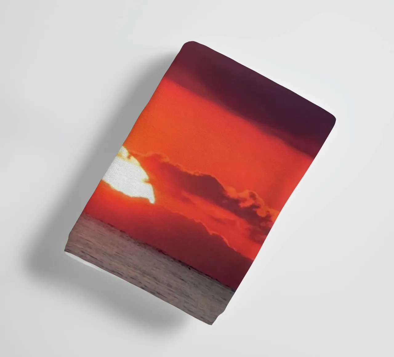 Tramonto al mare asciugamano da bagno da anderm