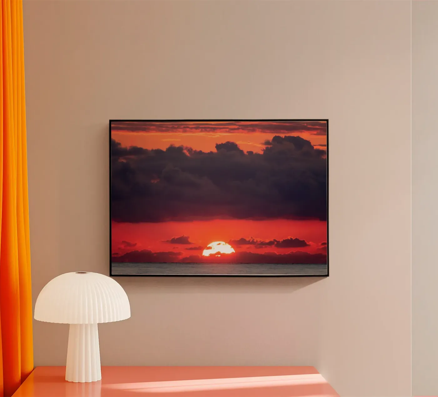 Sunset at the sea plexiglass da anderm