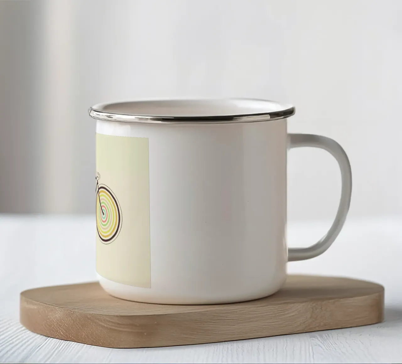 Velocolor tazza in smalto da Florent Bodart