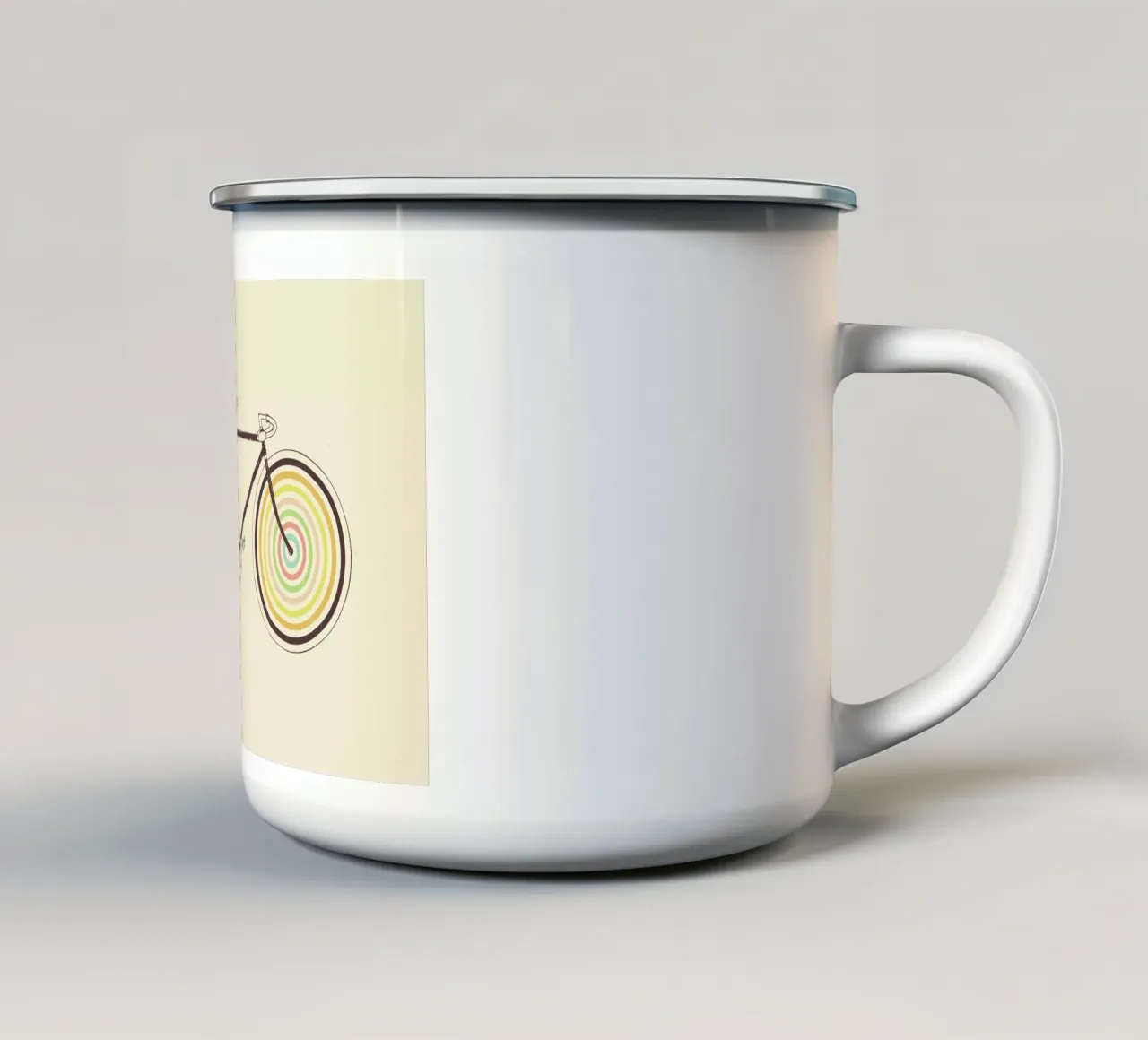 Velocolor tazza in smalto da Florent Bodart