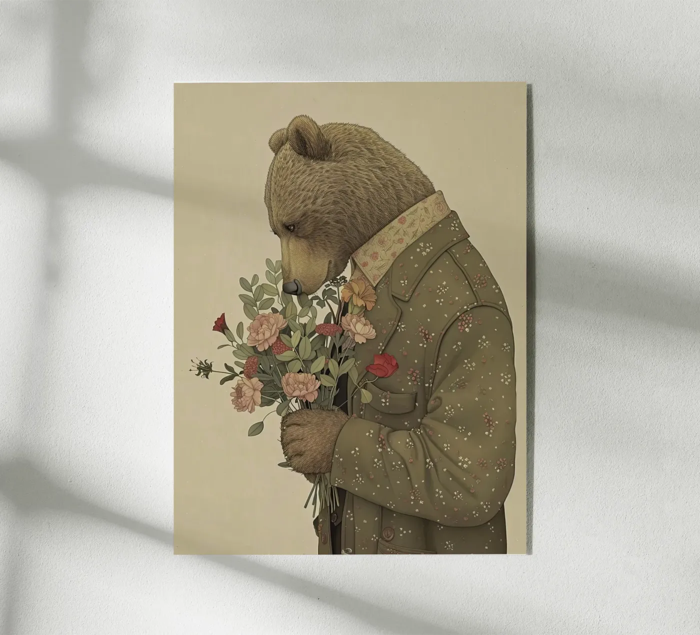 Orso gentile plexiglass da Rustic Grace Studio 02