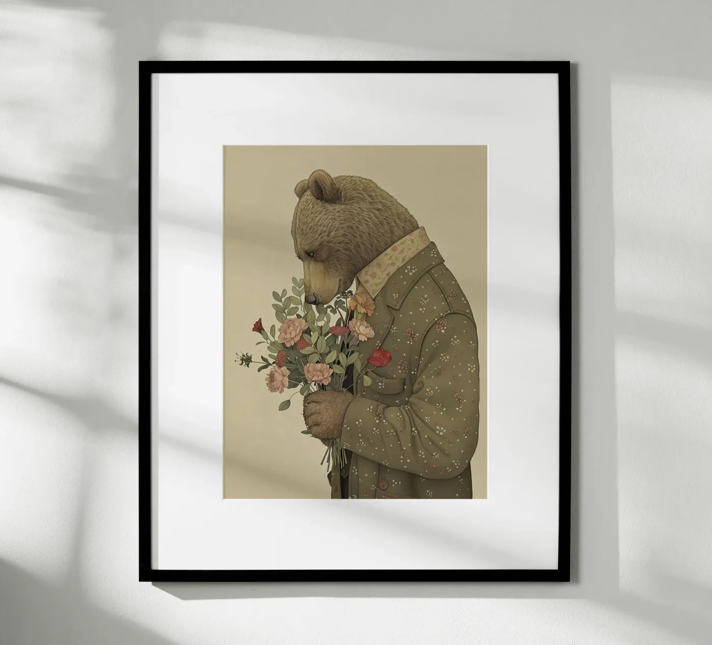 Gentle Bear poster by Rustic Grace Studio 02