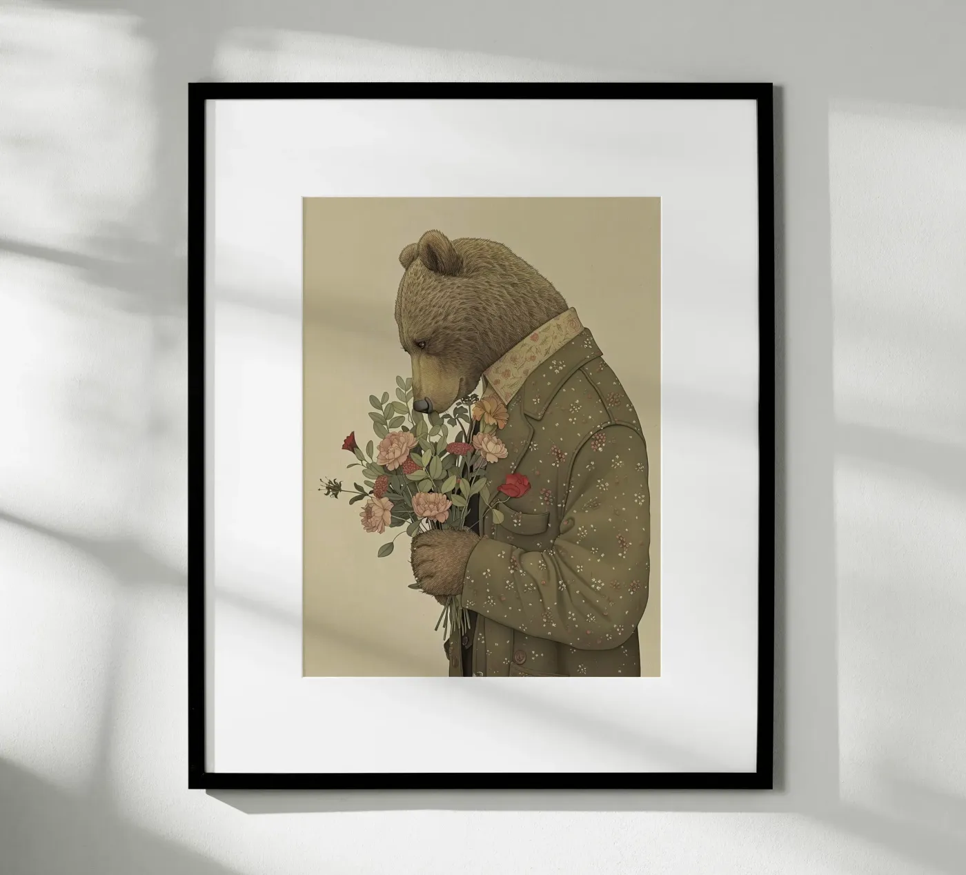 Gentle Bear poster da Rustic Grace Studio 02