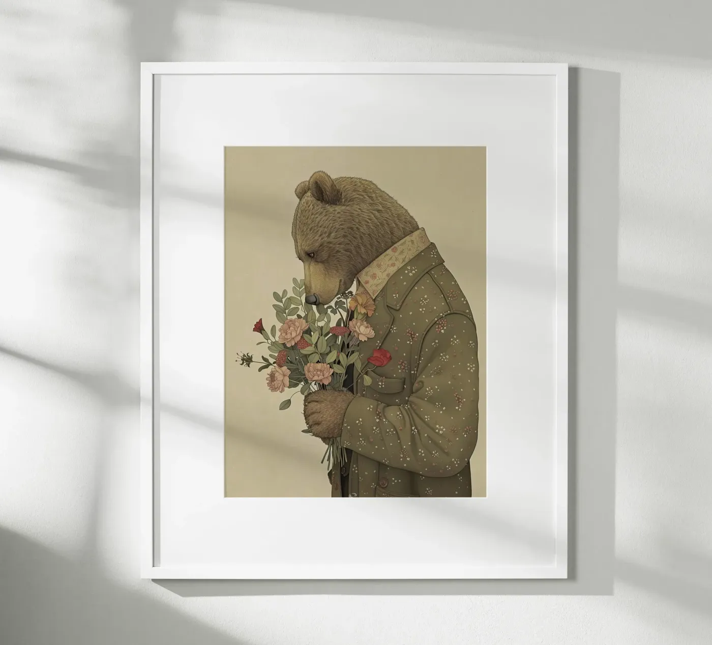 Gentle Bear poster da Rustic Grace Studio 02
