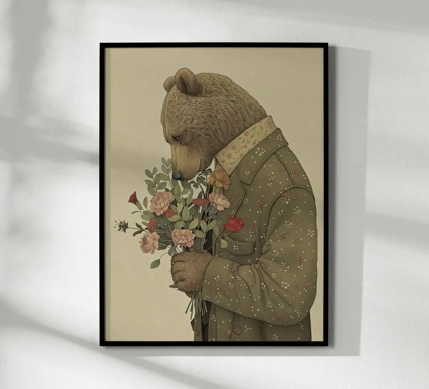 Gentle Bear poster da Rustic Grace Studio 02