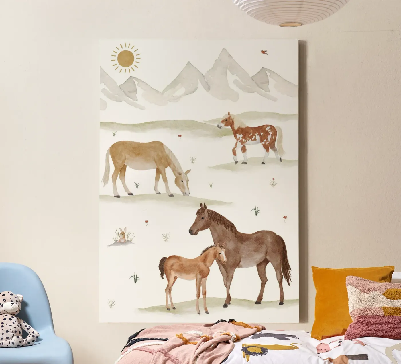 Cavalli tela da herzundpapier