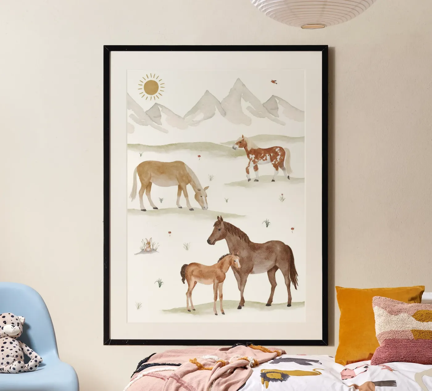 Horses poster da herzundpapier