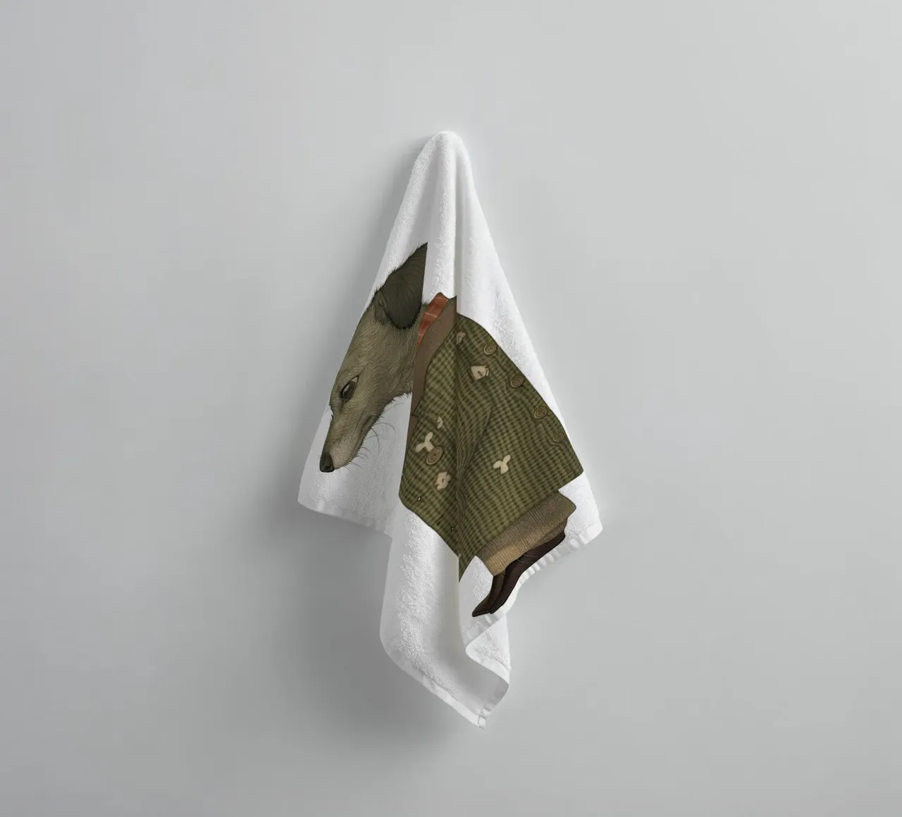 Fiducia tranquilla asciugamano da bagno da Rustic Grace Studio 02