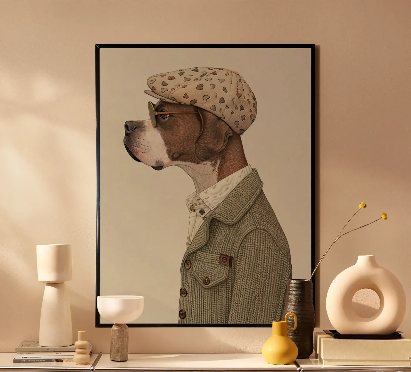 Cool Canine poster da Rustic Grace Studio 02