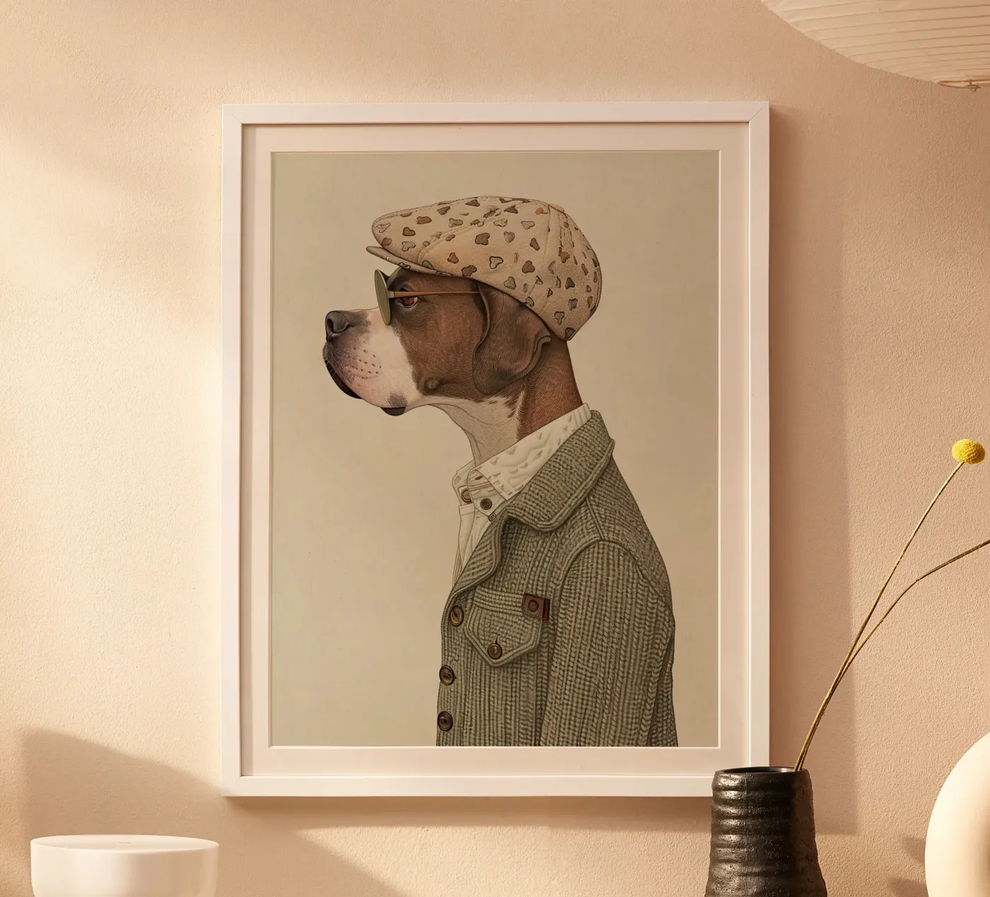 Cool Canine poster da Rustic Grace Studio 02