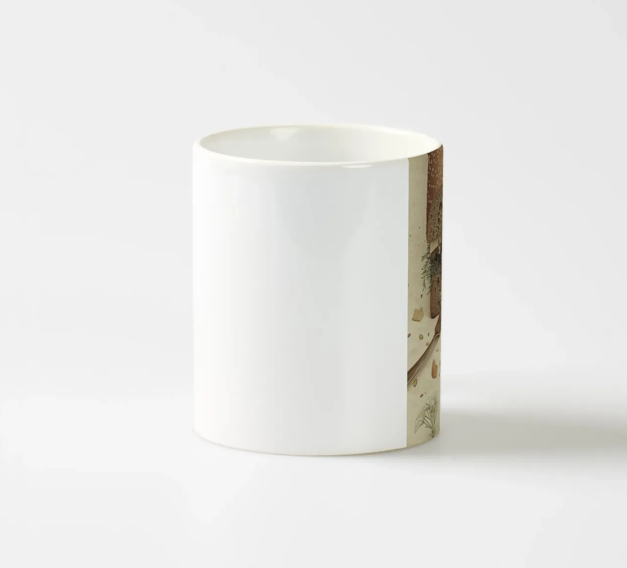 Delizia rustica per panini tazza in ceramica da Rustic Grace Studio 02