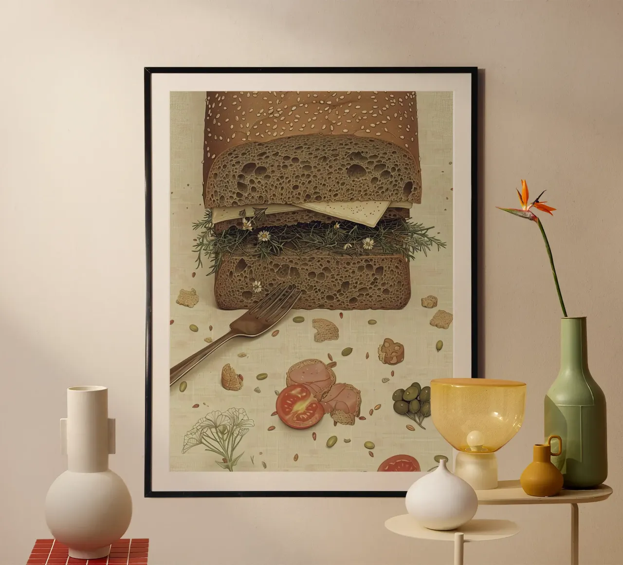 Delicia de bocadillo rústico poster de Rustic Grace Studio 02