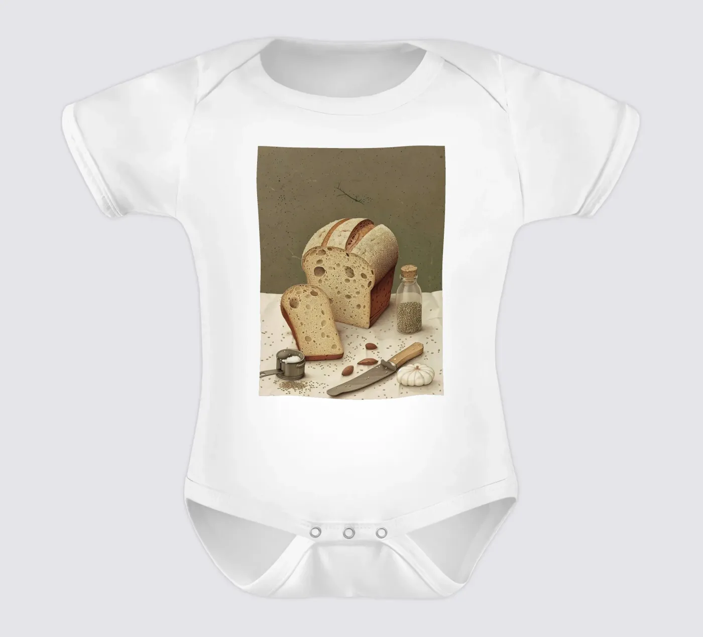 Rustieke plak babyrompertje korte mouwen van Rustic Grace Studio 02