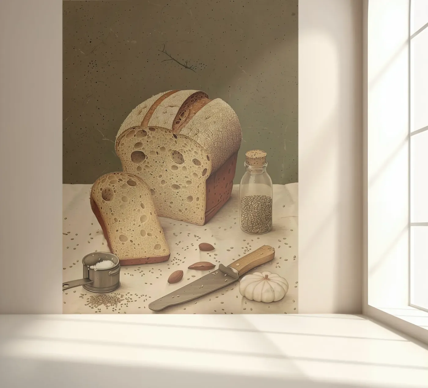 Fetta rustica carta da parati fotografica da Rustic Grace Studio 02