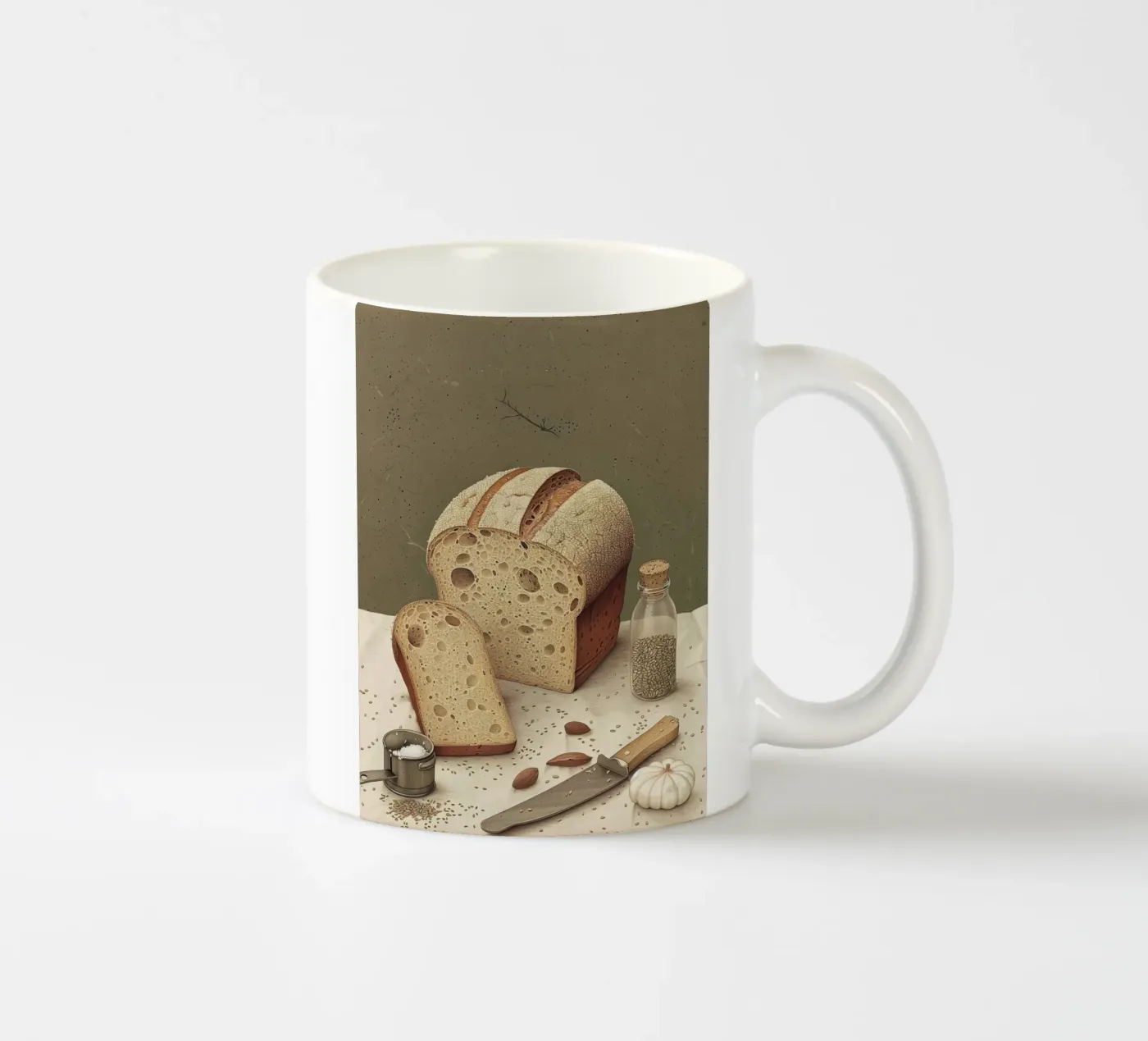 Rustic Slice ceramic mug by Rustic Grace Studio 02