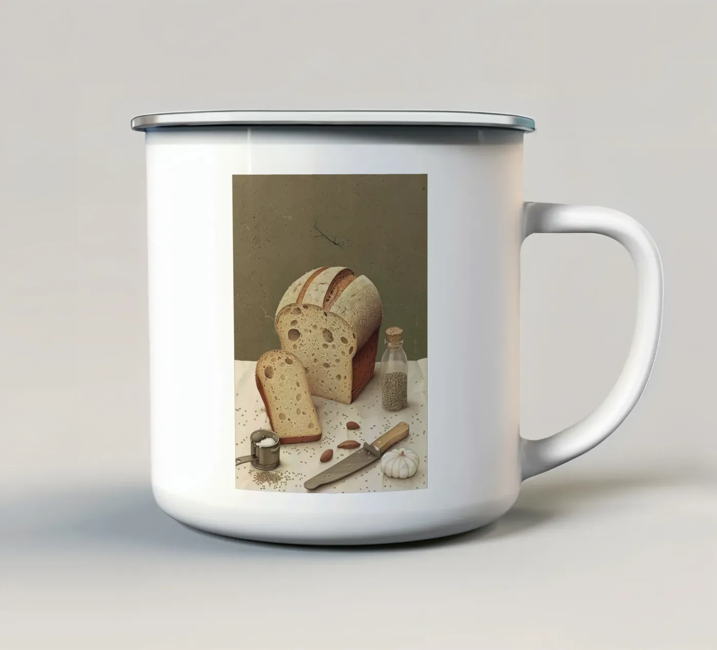 Rustic Slice enamel mug by Rustic Grace Studio 02