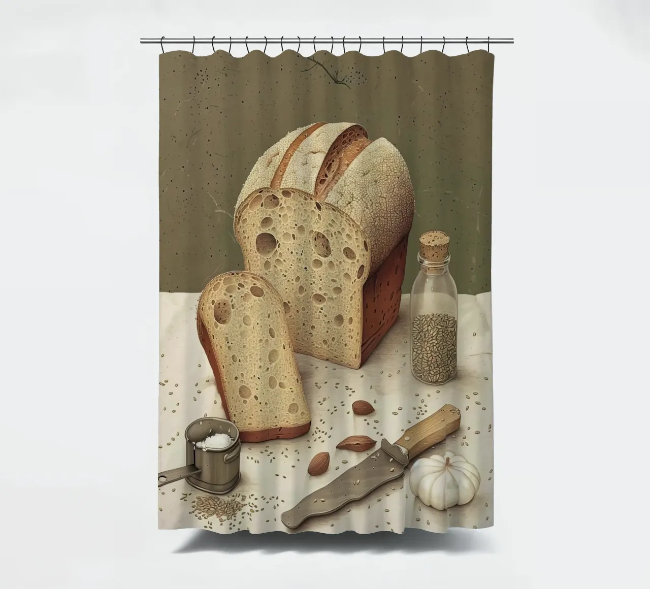 Rustieke plak douchegordijn van Rustic Grace Studio 02