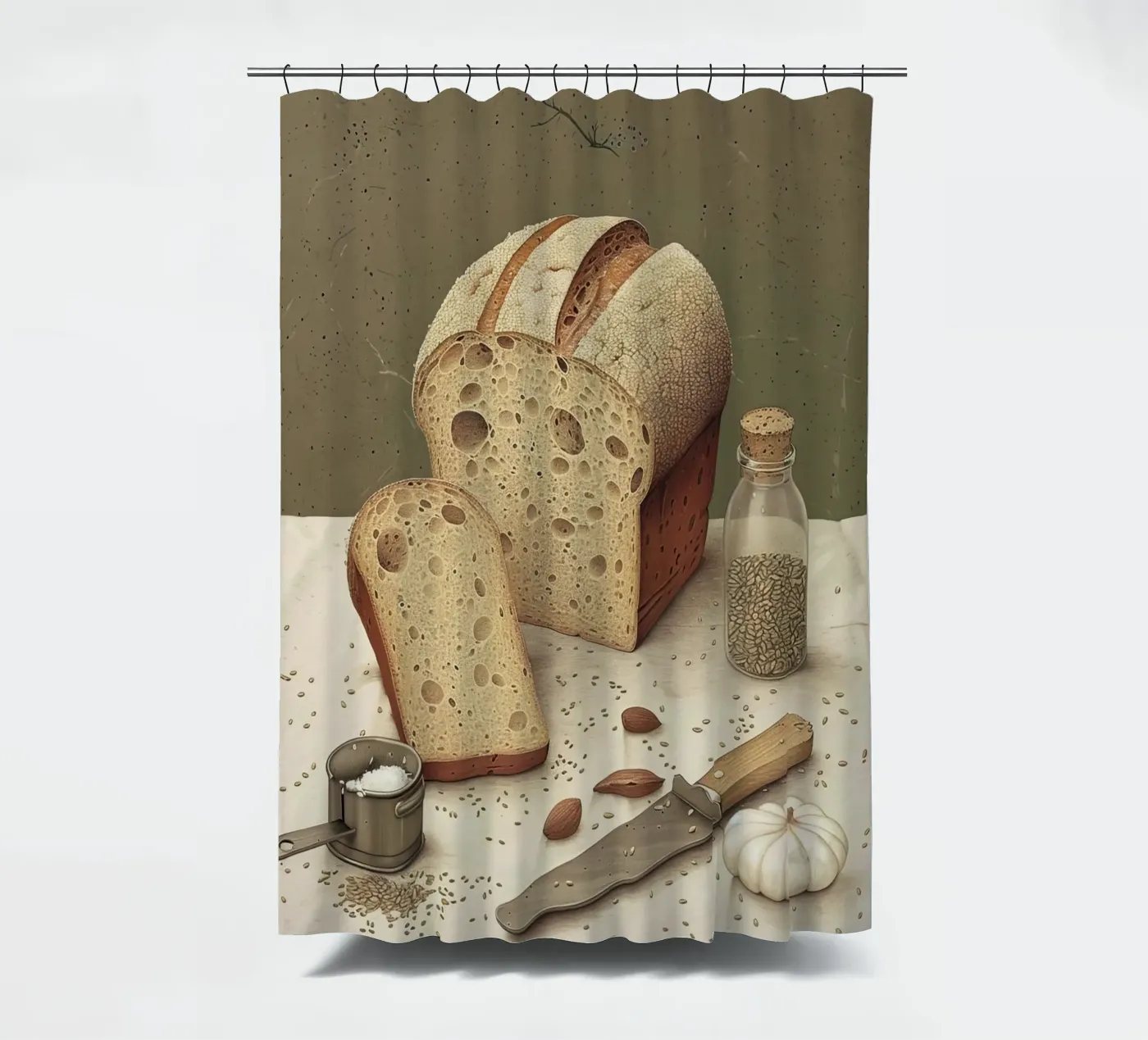 Rustic Slice tenda da doccia da Rustic Grace Studio 02