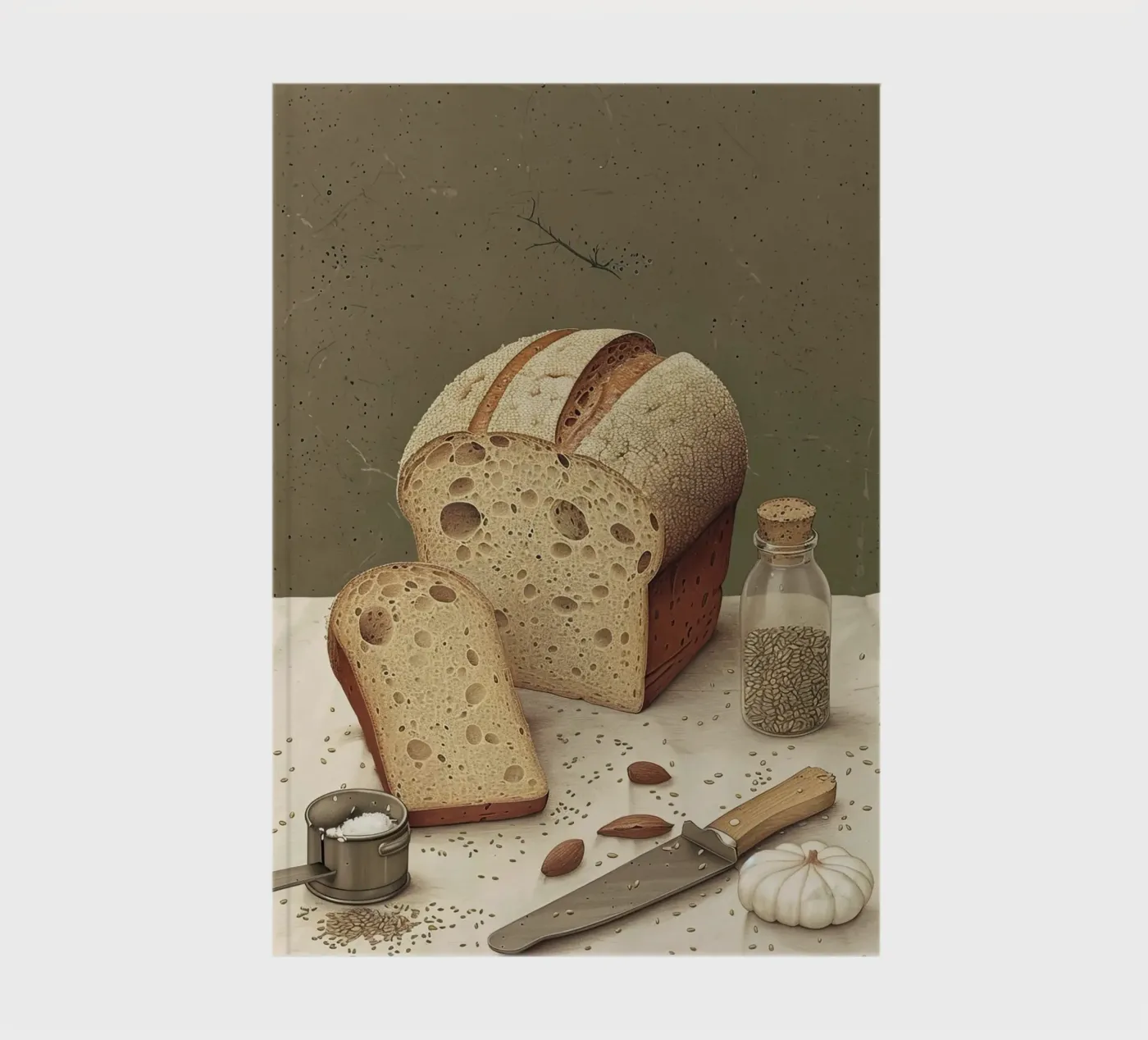 Fetta rustica quaderno da Rustic Grace Studio 02