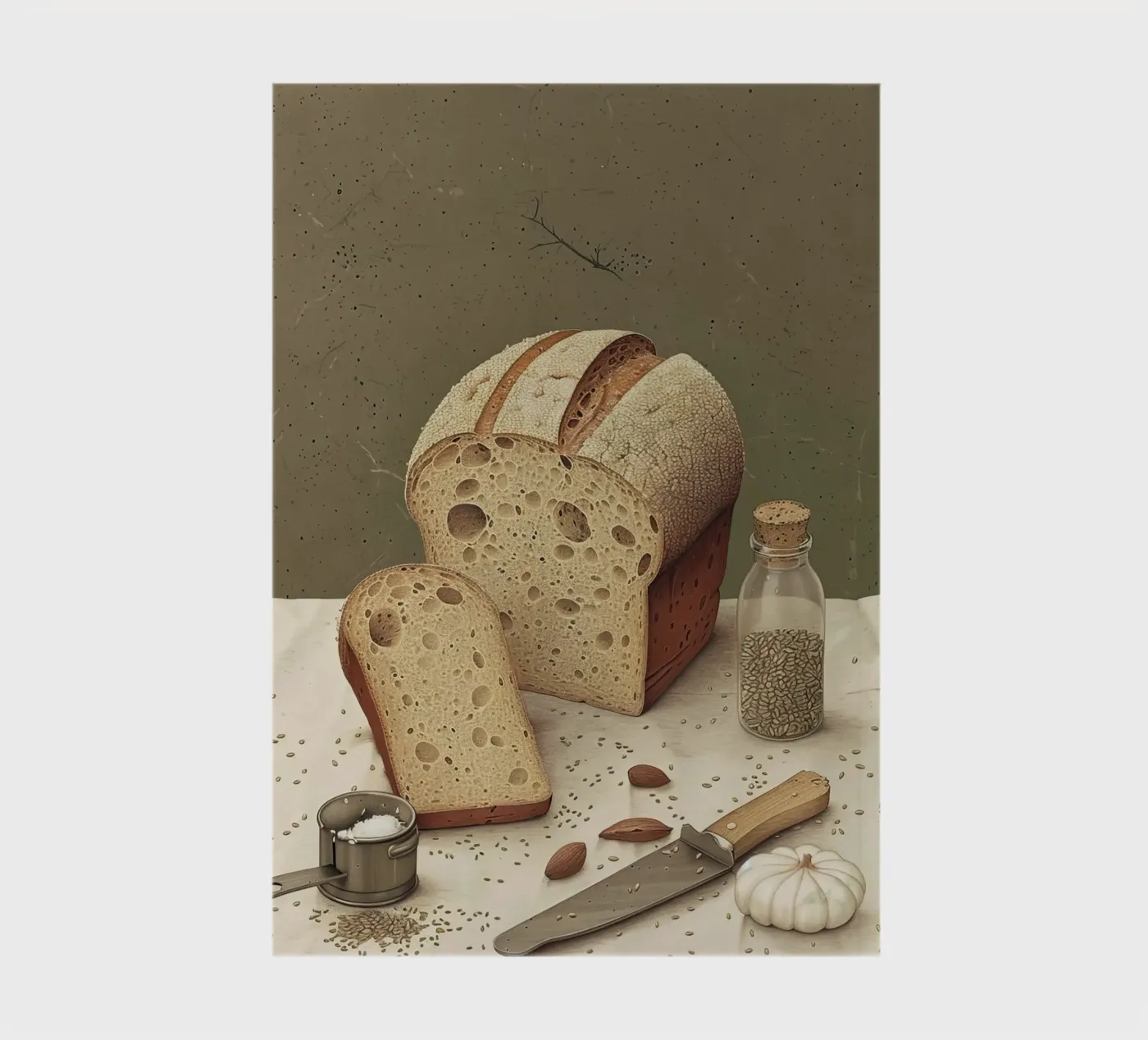 Fetta rustica quaderno da Rustic Grace Studio 02