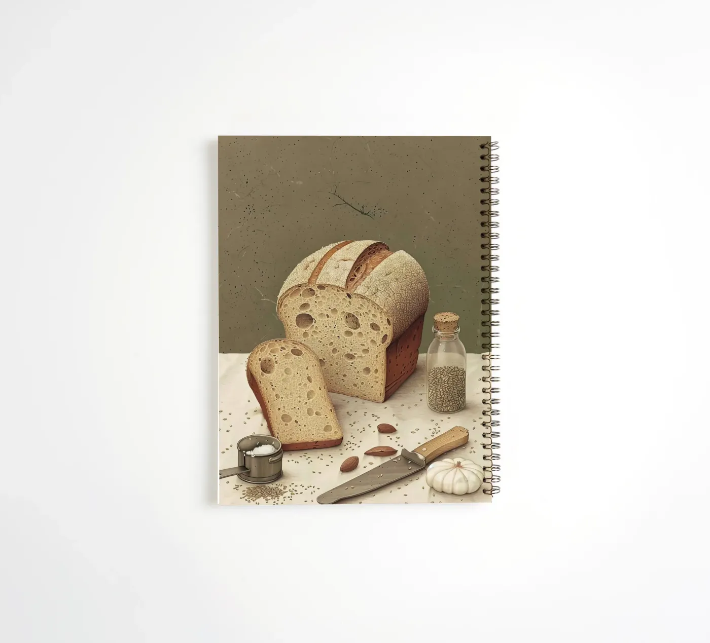 Rustic Slice spiral notebook by Rustic Grace Studio 02