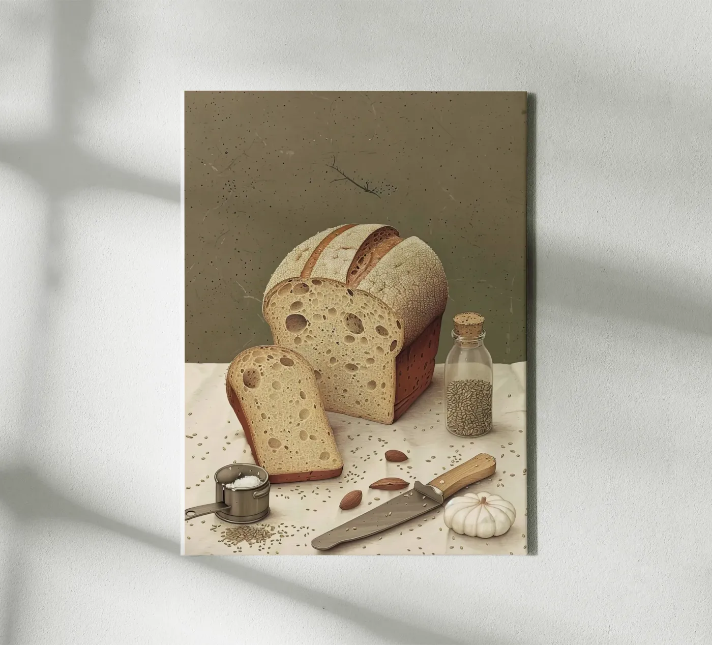 Rustic Slice canvas van Rustic Grace Studio 02