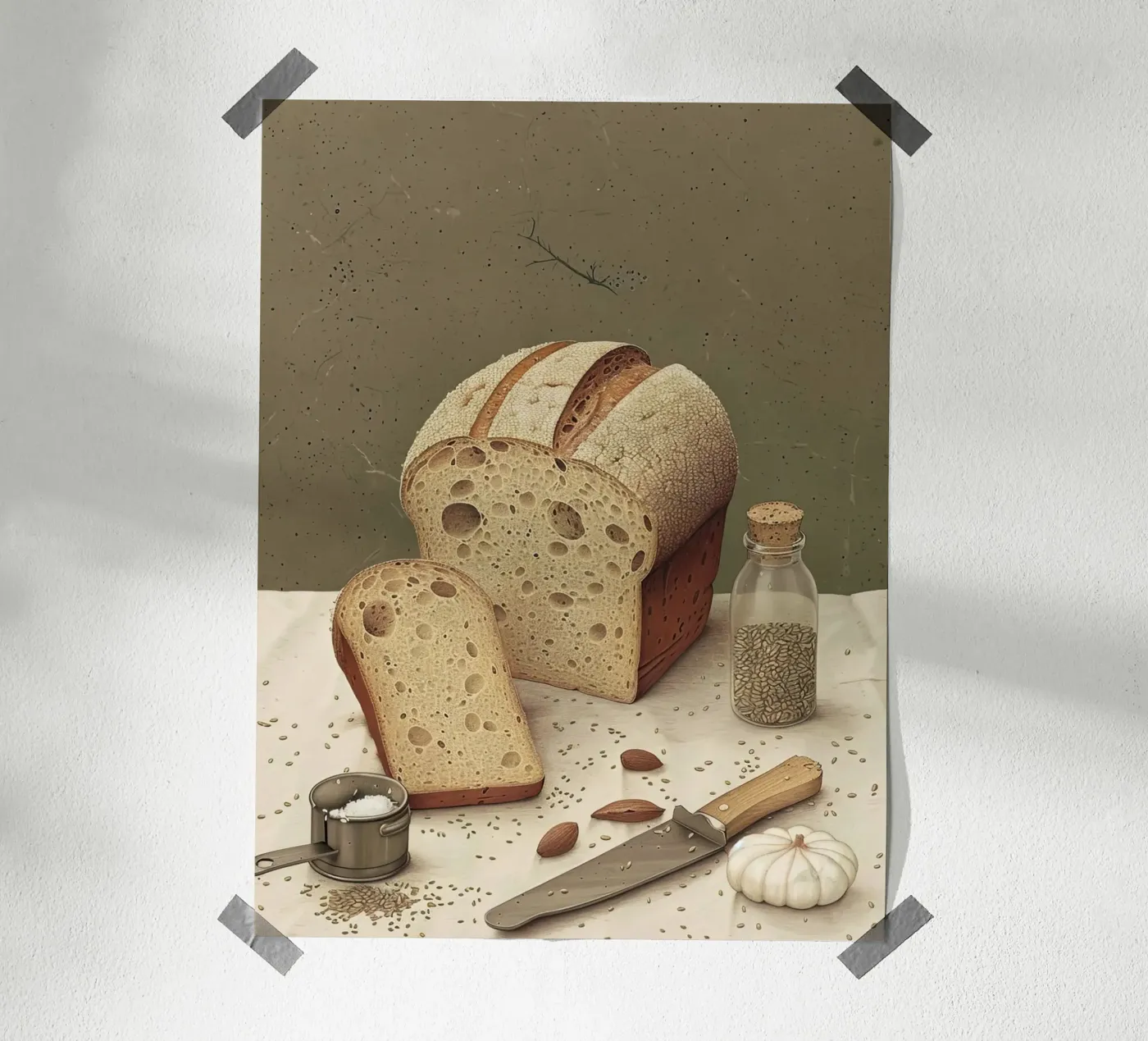 Rustieke plak poster van Rustic Grace Studio 02