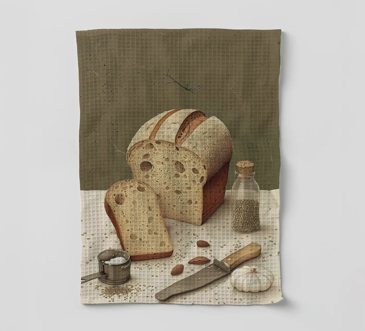 Fetta rustica canovaccio da cucina da Rustic Grace Studio 02