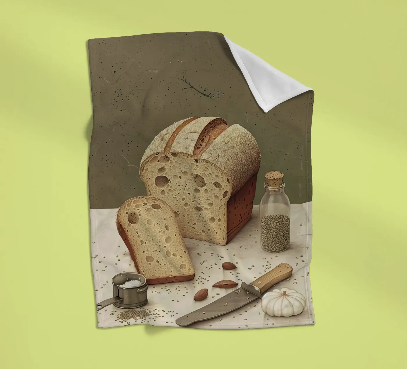 Rustic Slice Fleecedecke von Rustic Grace Studio 02