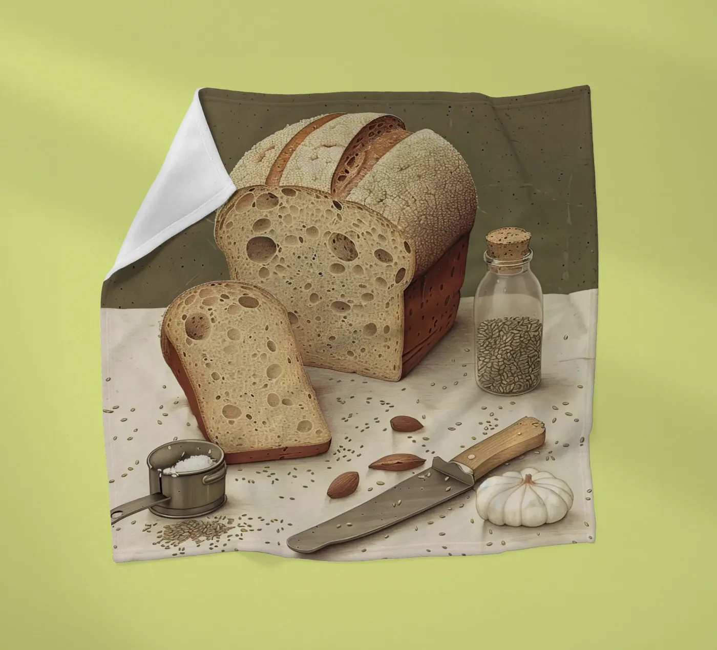 Rustic Slice Fleecedecke von Rustic Grace Studio 02