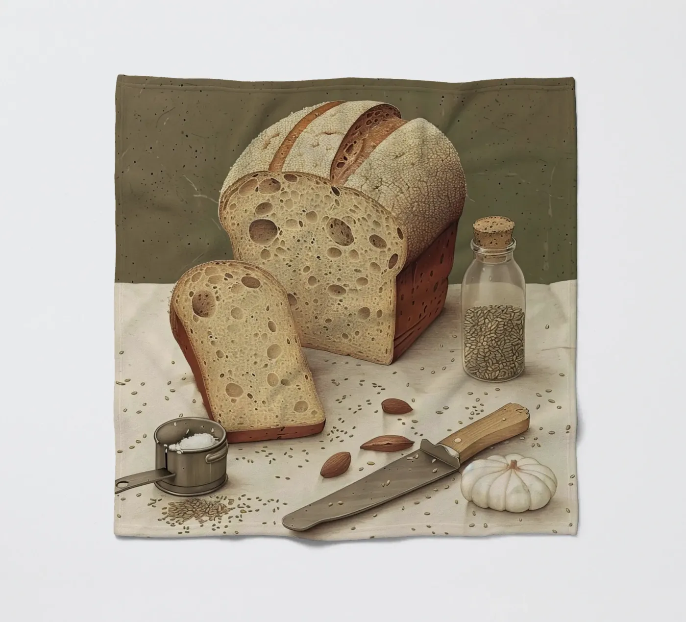 Rustic Slice Fleecedecke von Rustic Grace Studio 02