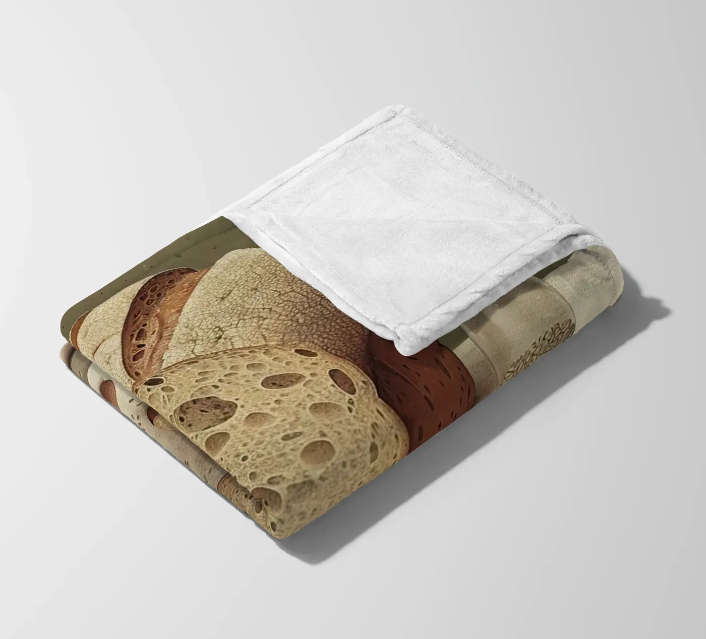 Rustic Slice fleece blanket by Rustic Grace Studio 02