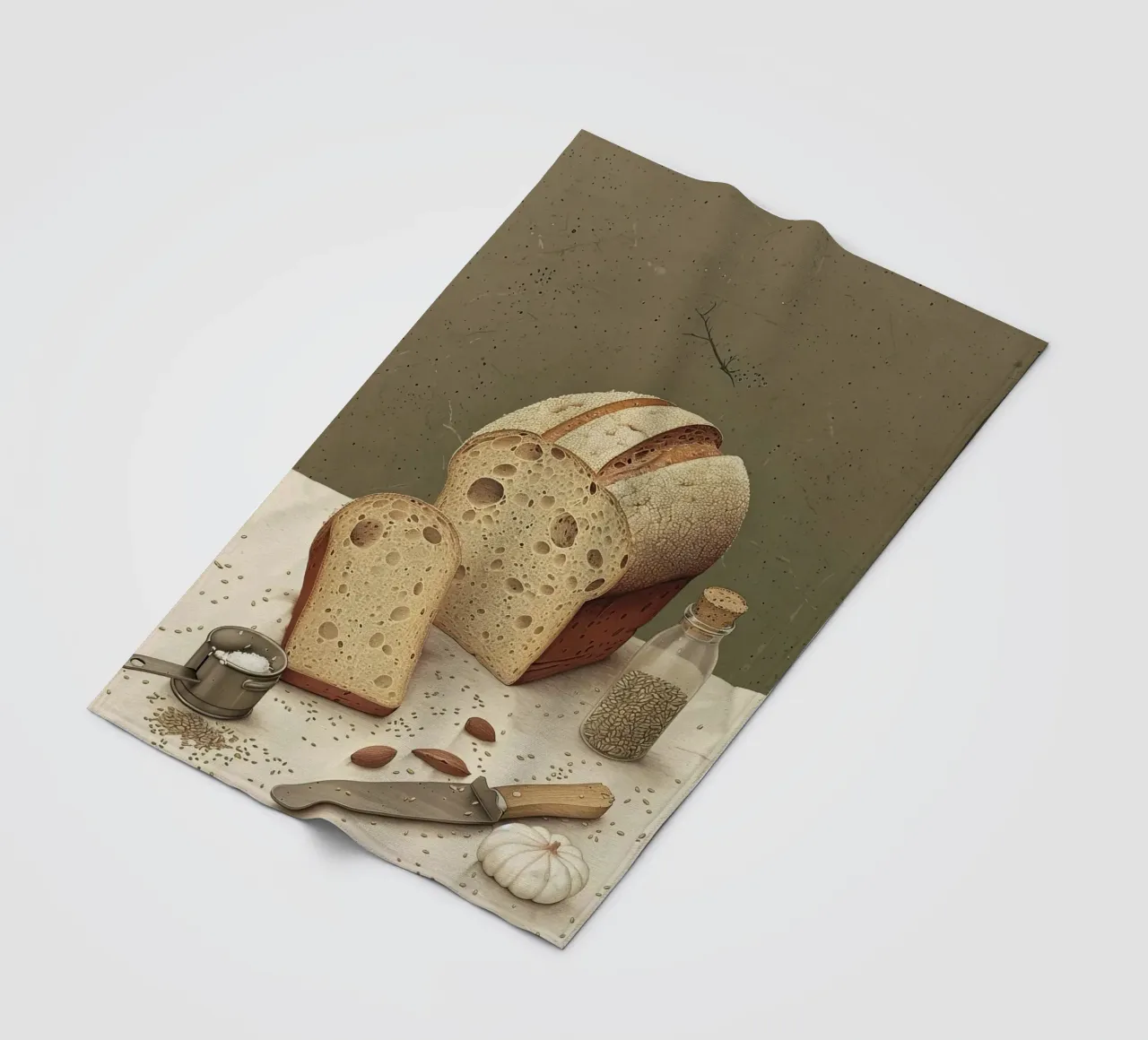 Rustic Slice fleece blanket by Rustic Grace Studio 02