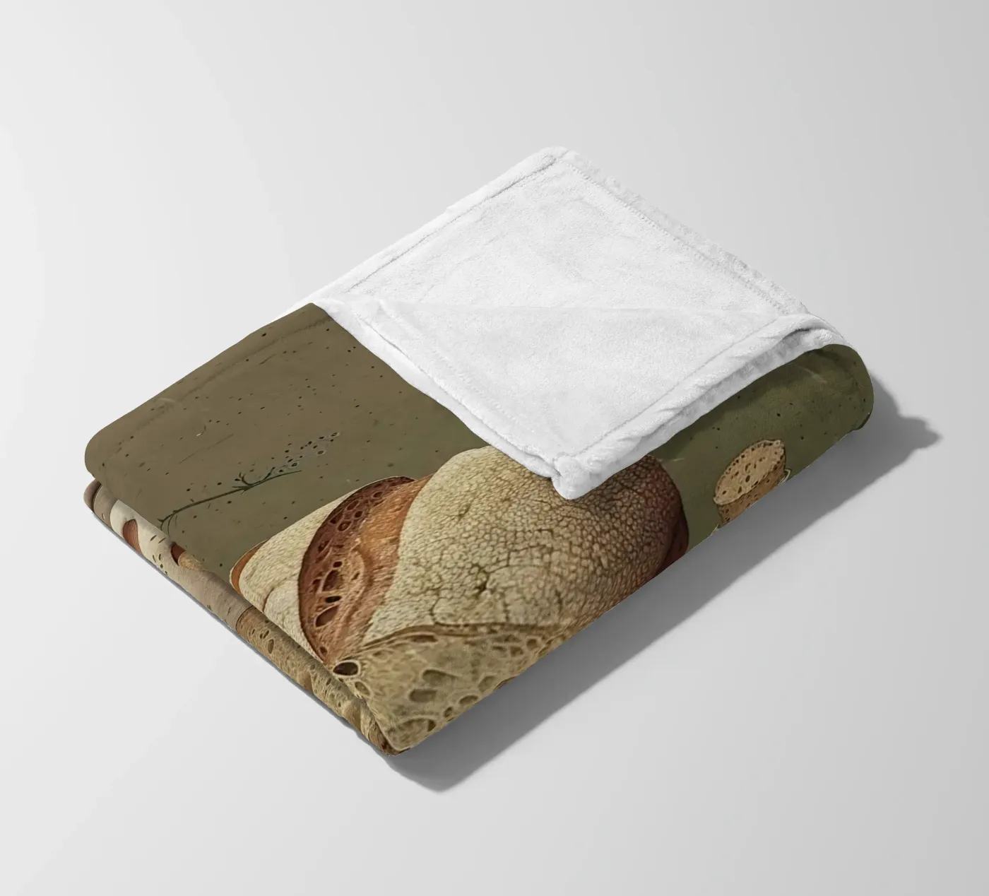 Rustic Slice fleece blanket by Rustic Grace Studio 02