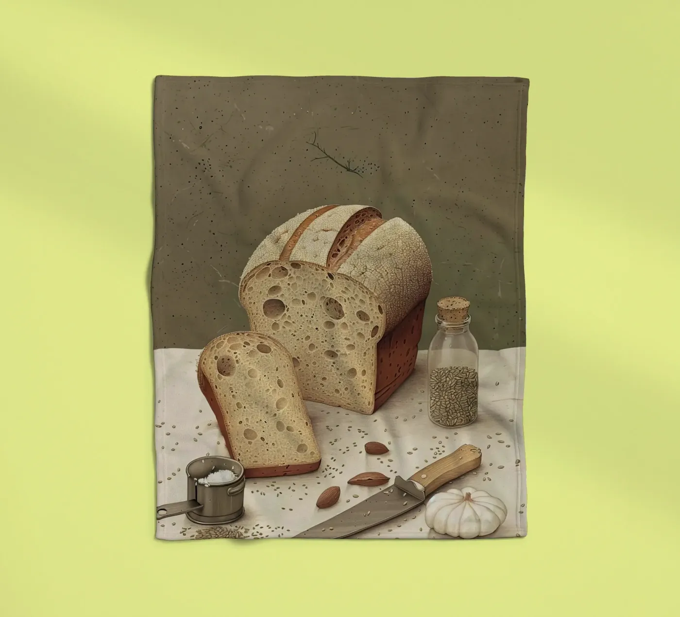 Rustic Slice Fleecedecke von Rustic Grace Studio 02