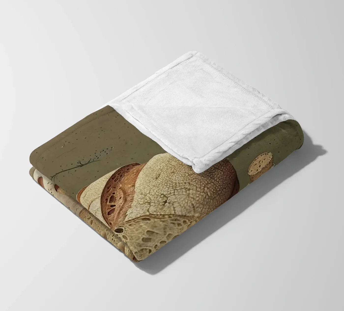 Rustic Slice fleece blanket by Rustic Grace Studio 02