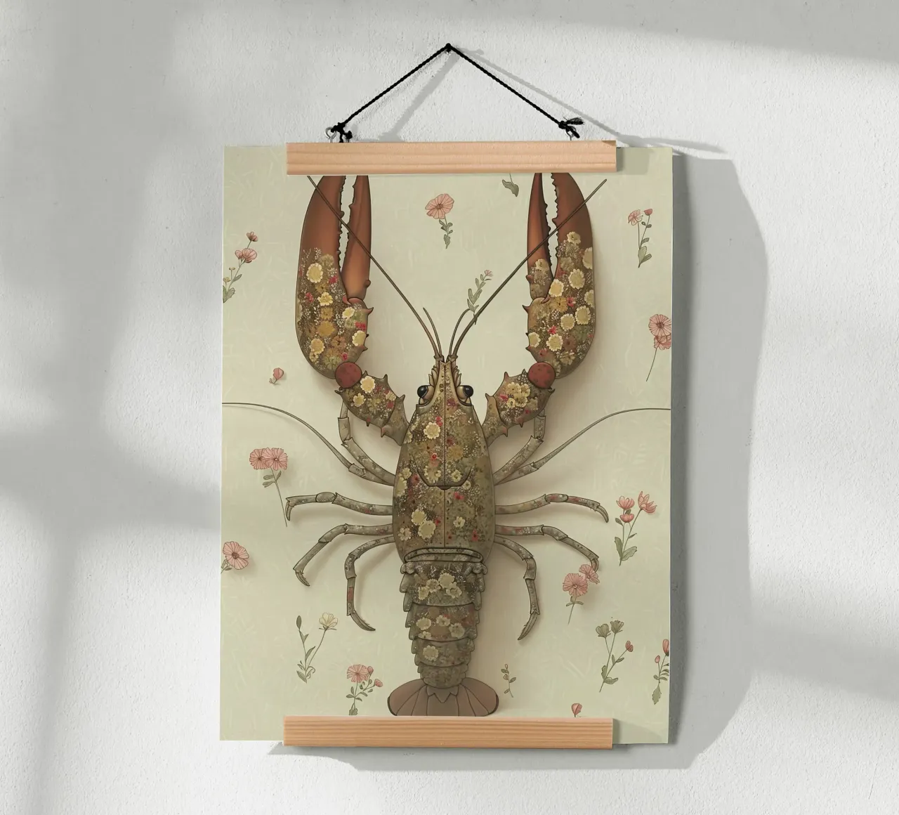Floral Lobster hahnemühle by Rustic Grace Studio 02