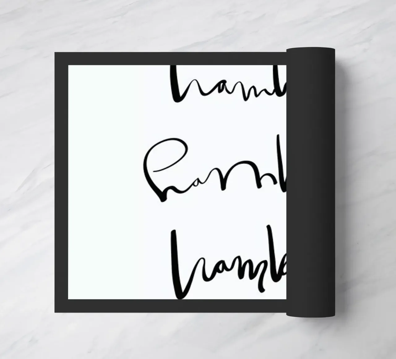 Hamburg doormat by Kristen Polsinelli