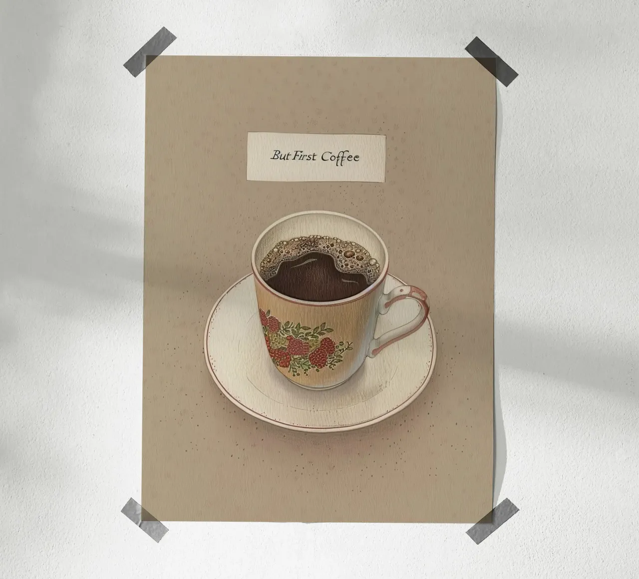 Rituale del mattino poster da Rustic Grace Studio 02
