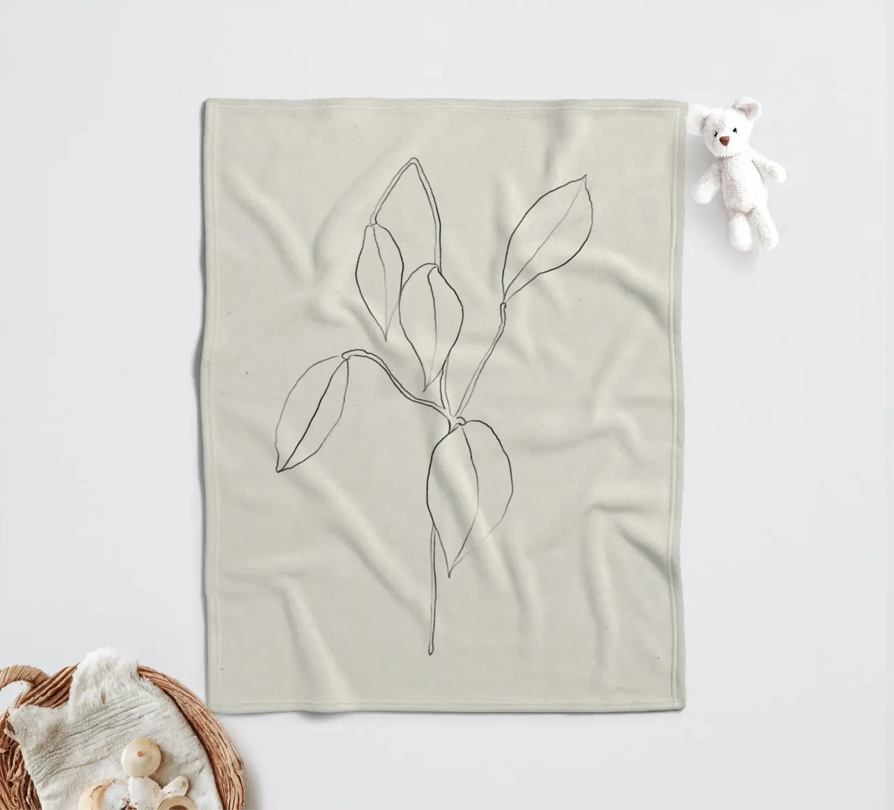 Vie Simple No 28 coperta in pile da treechild