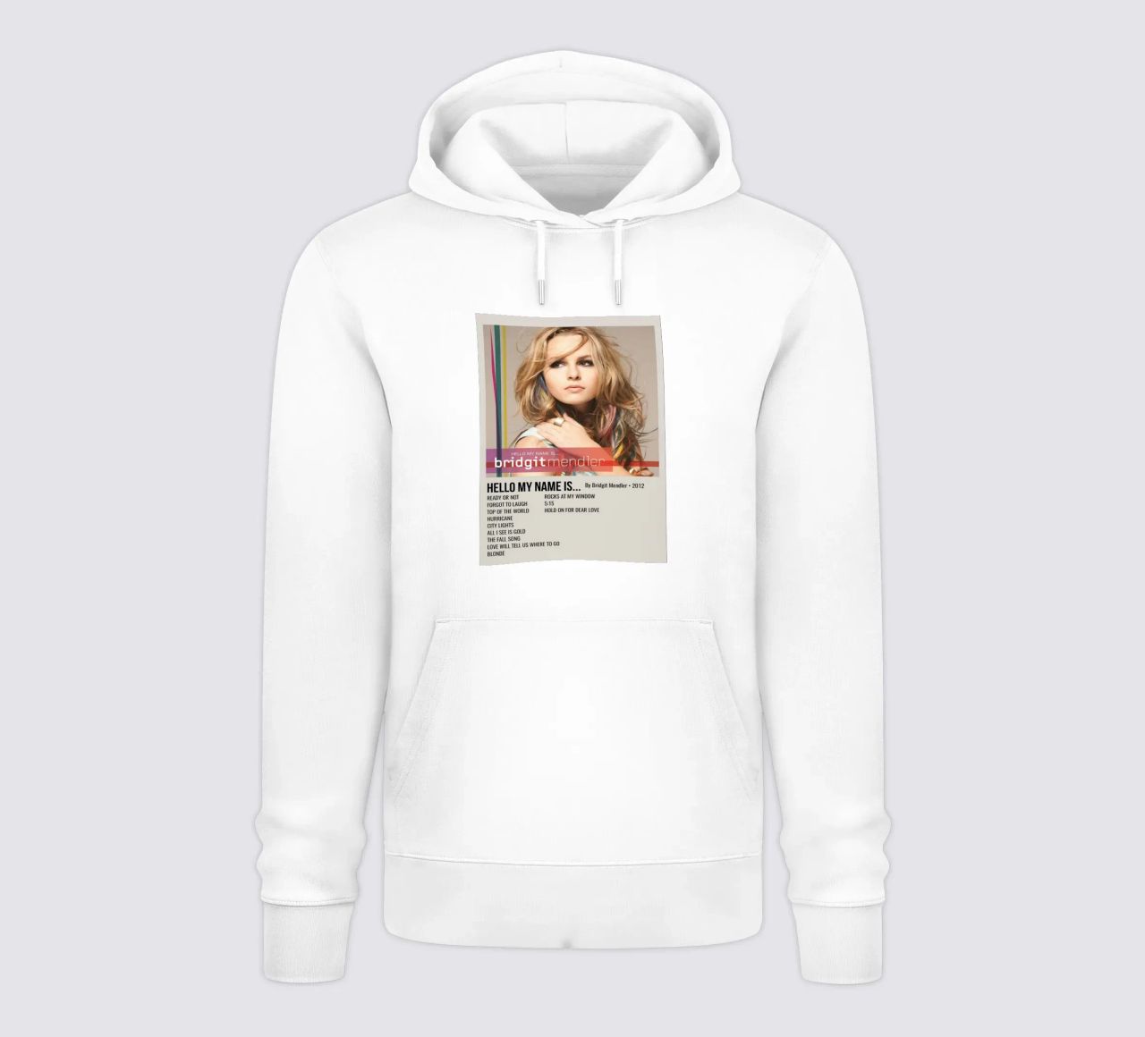 HELLO MY NAME IS... By Bridgit Mendler • 2012 felpa con cappuccio da SoundStudio