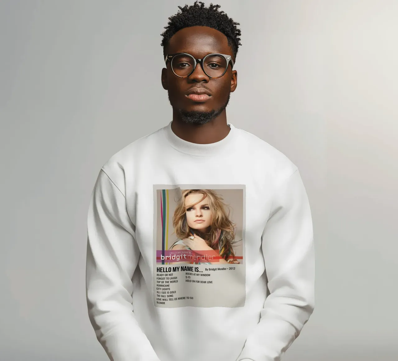 HELLO MY NAME IS... By Bridgit Mendler • 2012 sweatshirt by SoundStudio