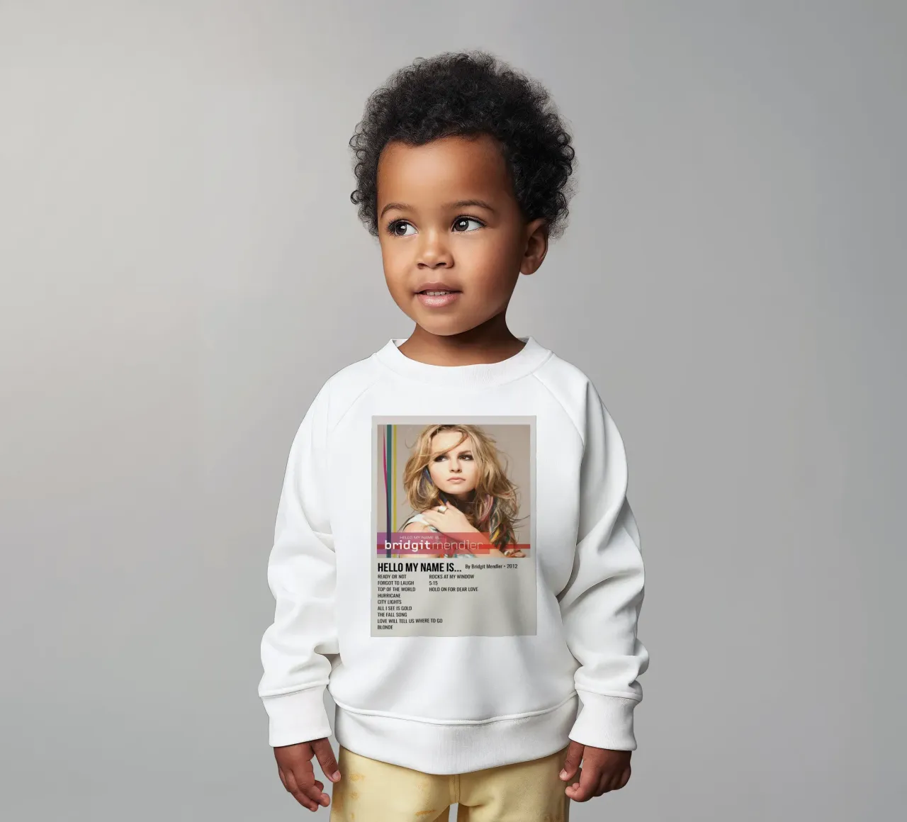 HELLO MY NAME IS... By Bridgit Mendler • 2012 Baby Sweatshirt von SoundStudio