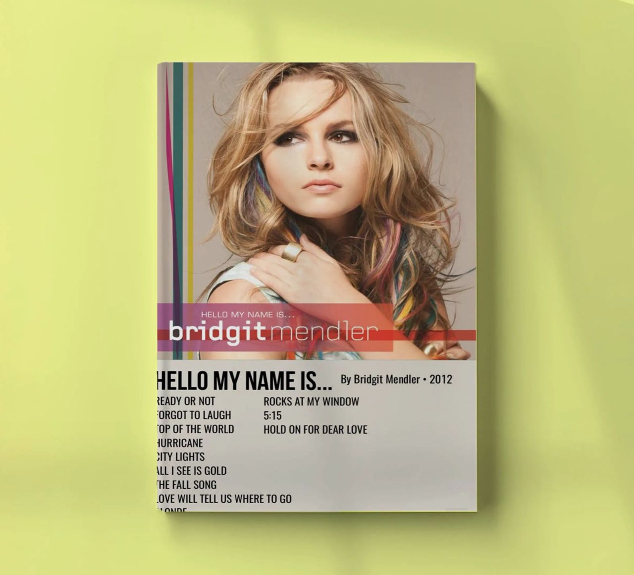 HELLO MY NAME IS... By Bridgit Mendler • 2012 notebook by SoundStudio