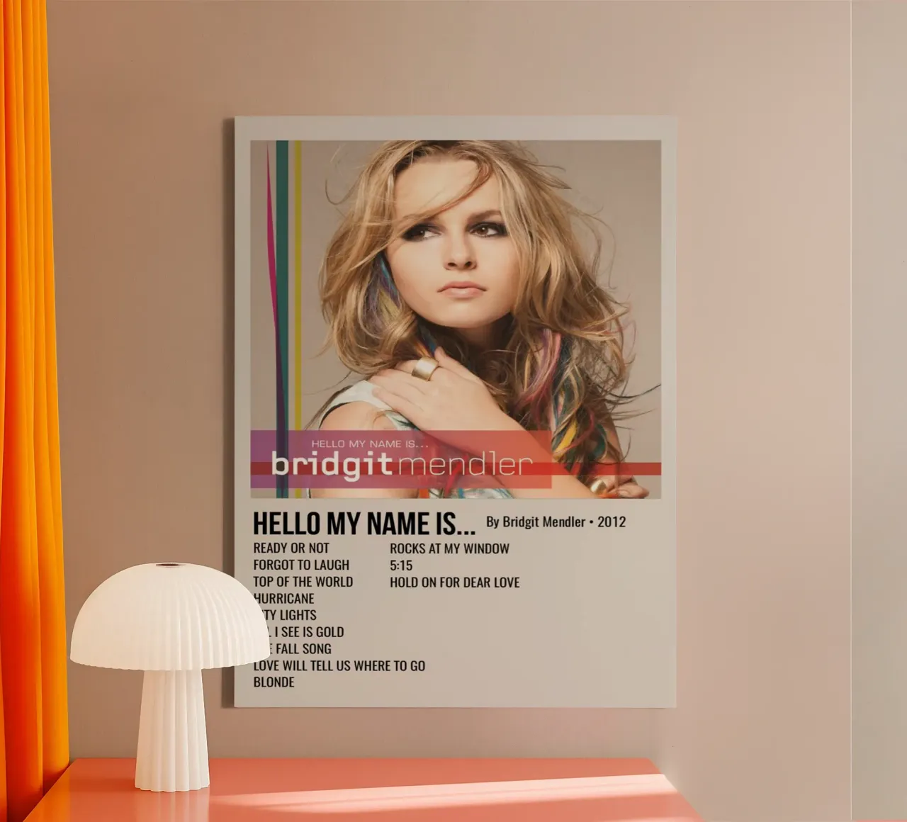 HELLO MY NAME IS... By Bridgit Mendler • 2012 canvas van SoundStudio