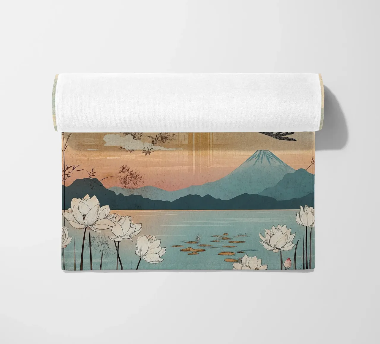 Sulle ali del tempo telo mare da Ukiyo Visions