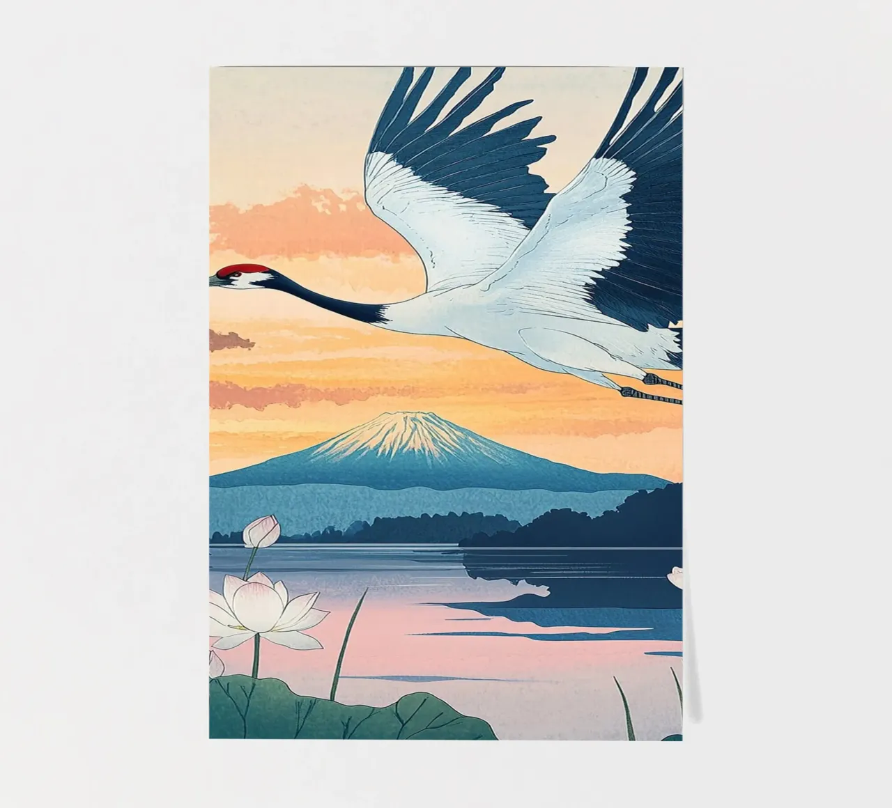 Harmony in the flapping of wings sticker sheet by Ukiyo Visions